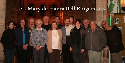 Bell Ringers at St Mary's in 2012
