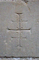 Medieval incised cross
