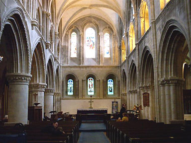 Chancel looking east