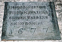 1677 lead plaque
