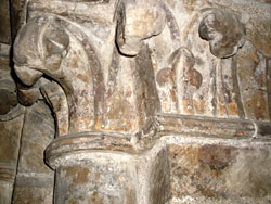 Medieval paint in St Mary's chancel