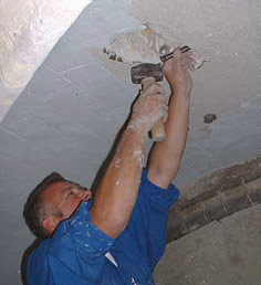 Demolishing the thin vault webs Demolishing the thin vault webs